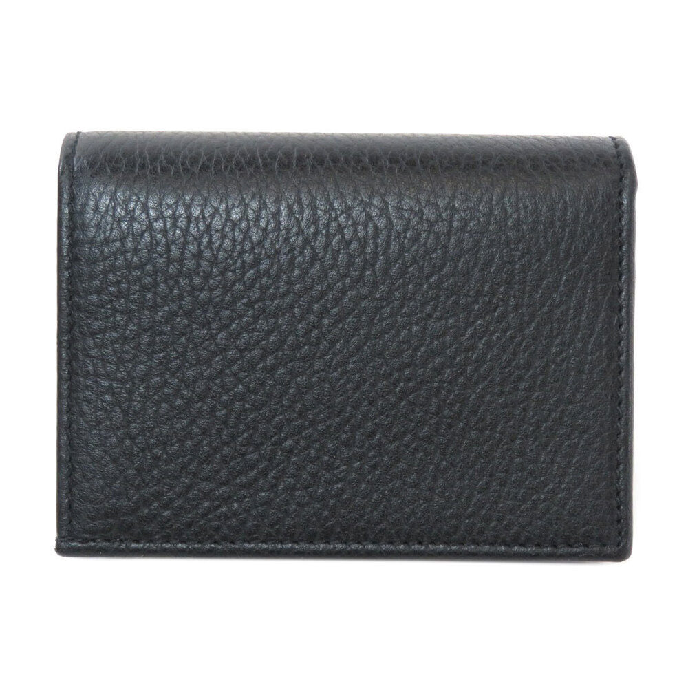 Gucci Bi Wallet Leather fold GG Black